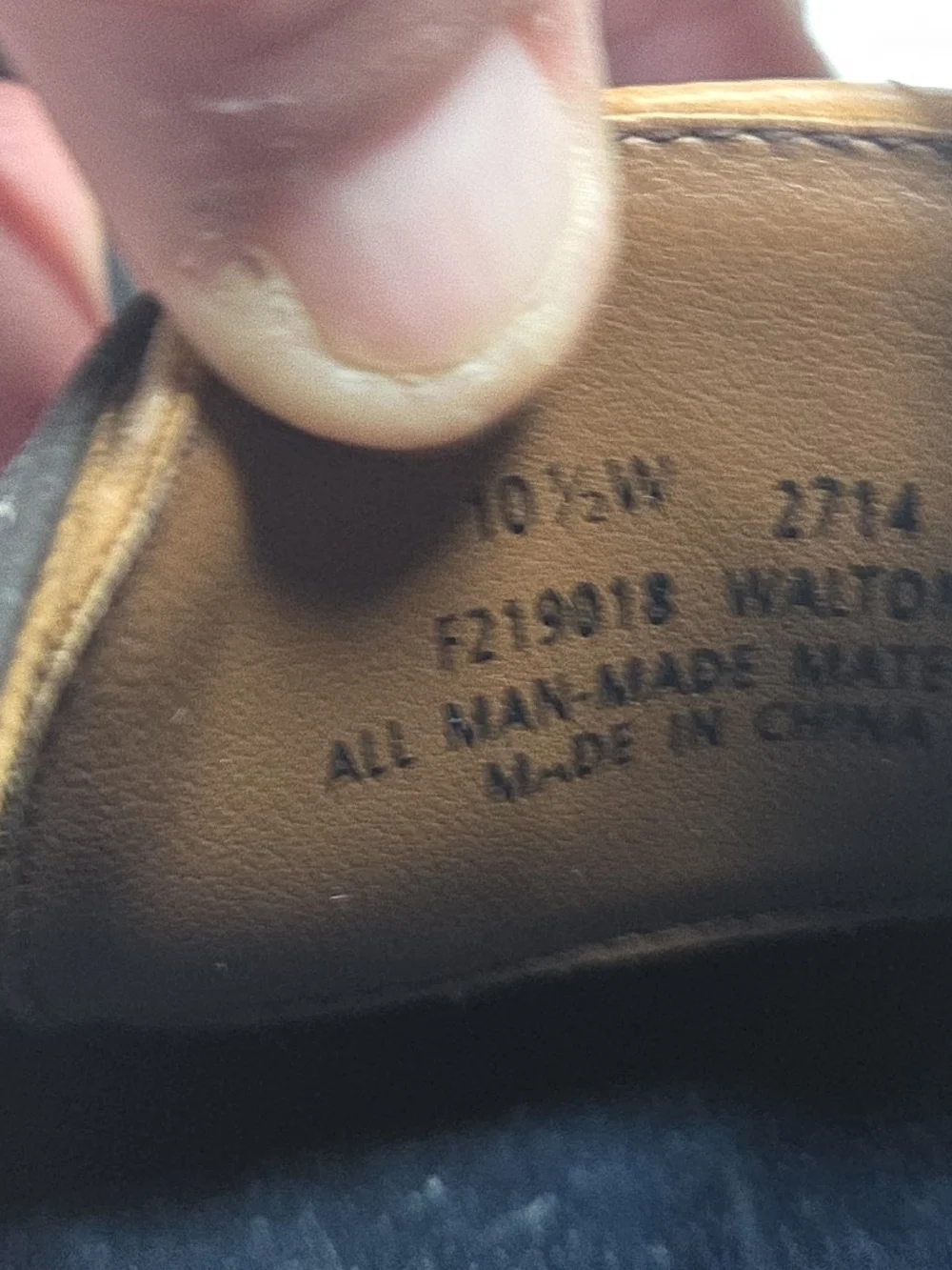 ​Freeman Walton‎ 2714 Men's Brown Oxfords Dress Shoes 10.5 W Wide College Job